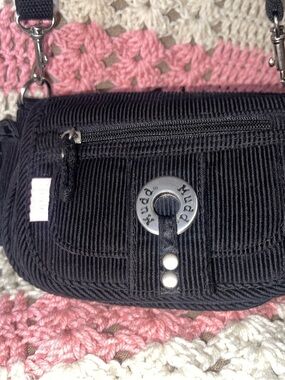MUDD Y2K Black Corduroy Crossbody Bag